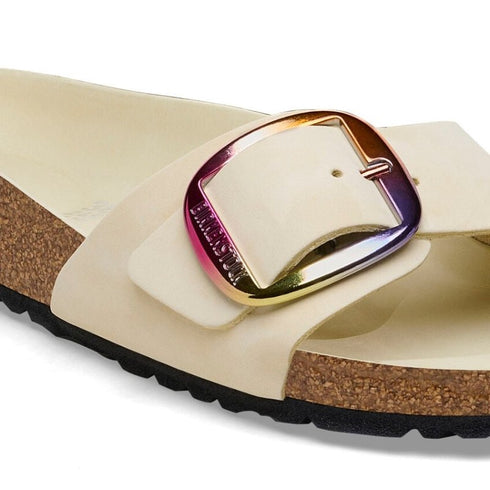 Madrid Big Buckle Nubuck Leather - Birkenstock - Ecru